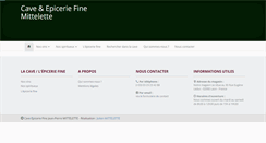 Desktop Screenshot of epicerie-mittelette.com