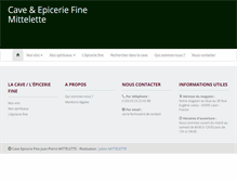 Tablet Screenshot of epicerie-mittelette.com